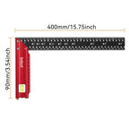 Esquadro de Precisão com Nível de Bolha - AngleMaster Red