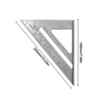 Esquadro Métrico Triangular 7 Polegadas - Precisão e Durabilidade
