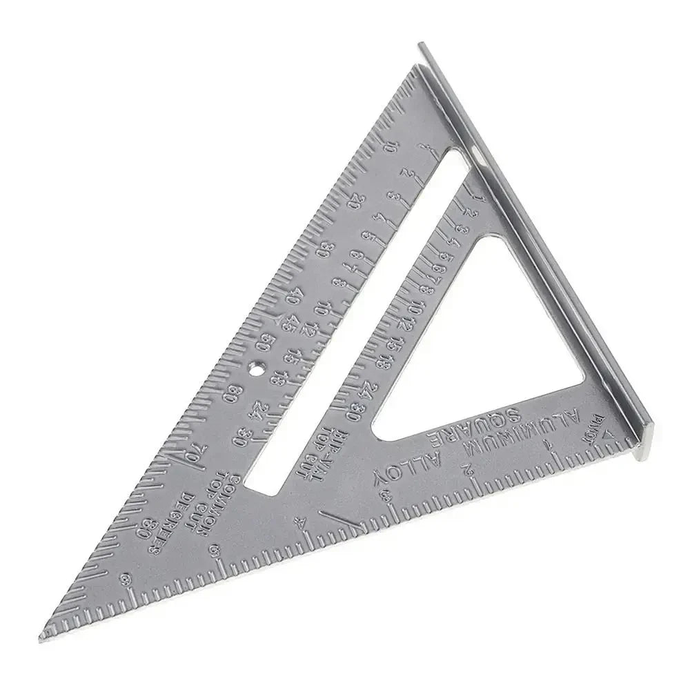 Esquadro Métrico Triangular 7 Polegadas - Precisão e Durabilidade