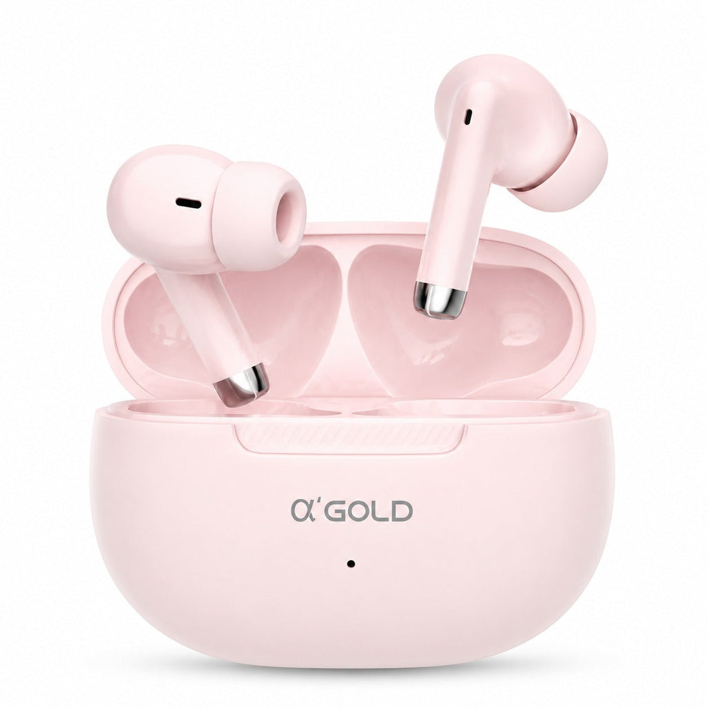 Fone de Ouvido Bluetooth 5.4 Sem Fio a'GOLD • Até 40h de Bateria • com Microfone • Controle por Toque