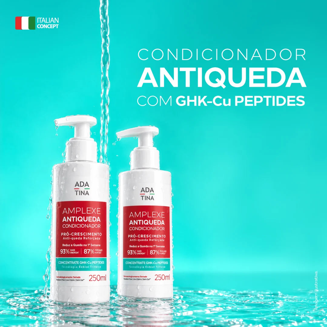 Condicionador Antiqueda Pró-Crescimento com Exbiol Triforce – Amplexe Antiqueda Condicionador Concentrado 250ml