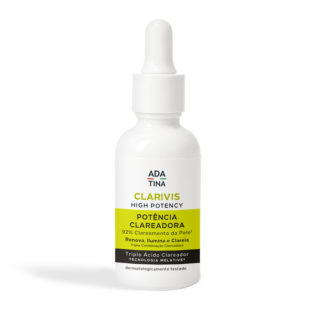 Sérum Facial Clareador com Triplo Ácido para Manchas, Melasma e Hiperpigmentação – Clarivis High Potency 30 ml