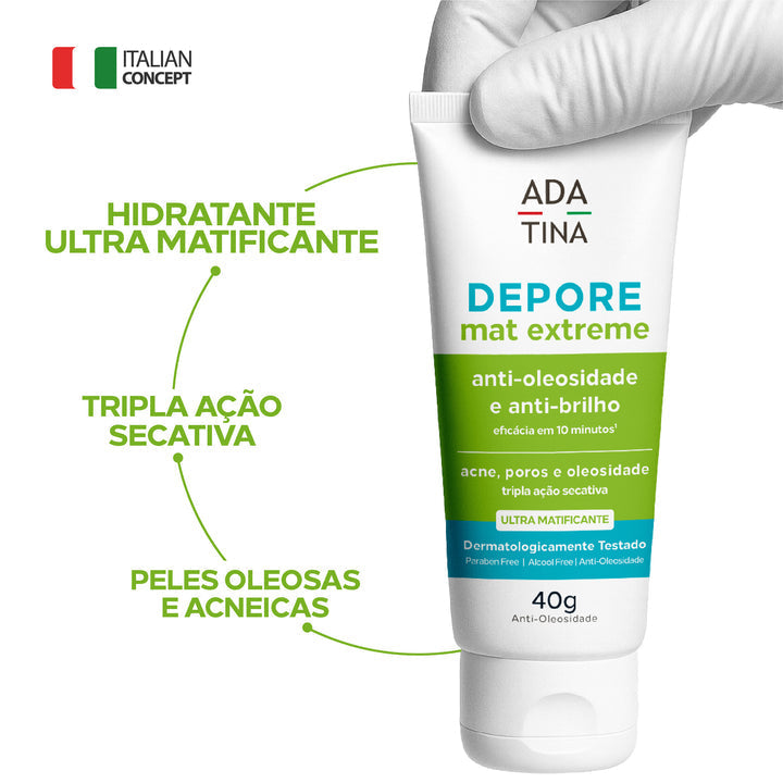Kit para Pele Oleosa com Protetor Solar Matte FPS 50 + Hidratante Anti-Oleosidade