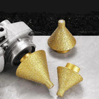 Broca Diamantada Chanfradora M10/M14 – Perfuração, Polimento e Acabamento Profissional em Pedra