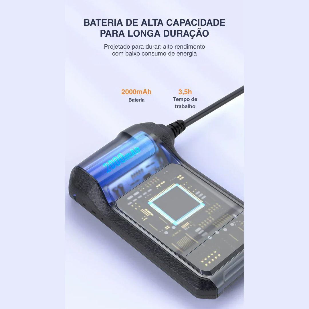 Câmera Endoscópica 8mm Full HD 1080P - Tela IPS 4,3" e IP67