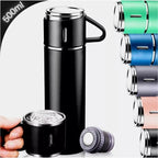 Conjunto Garrafa Térmica com Frasco a Vácuo 500ml e 3 Xícaras