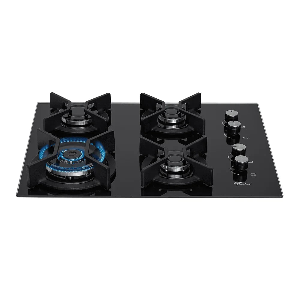 COOKTOP A GÁS FISCHER 4 BOCAS TRIPLA CHAMA INFINITY 26297-57076 BIVOLT