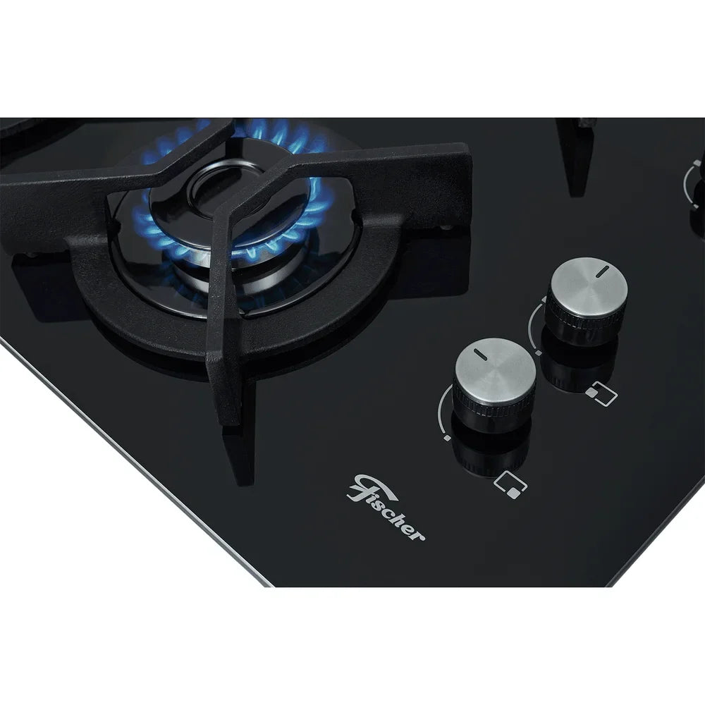 COOKTOP A GÁS FISCHER 4 BOCAS TRIPLA CHAMA INFINITY 26297-57076 BIVOLT