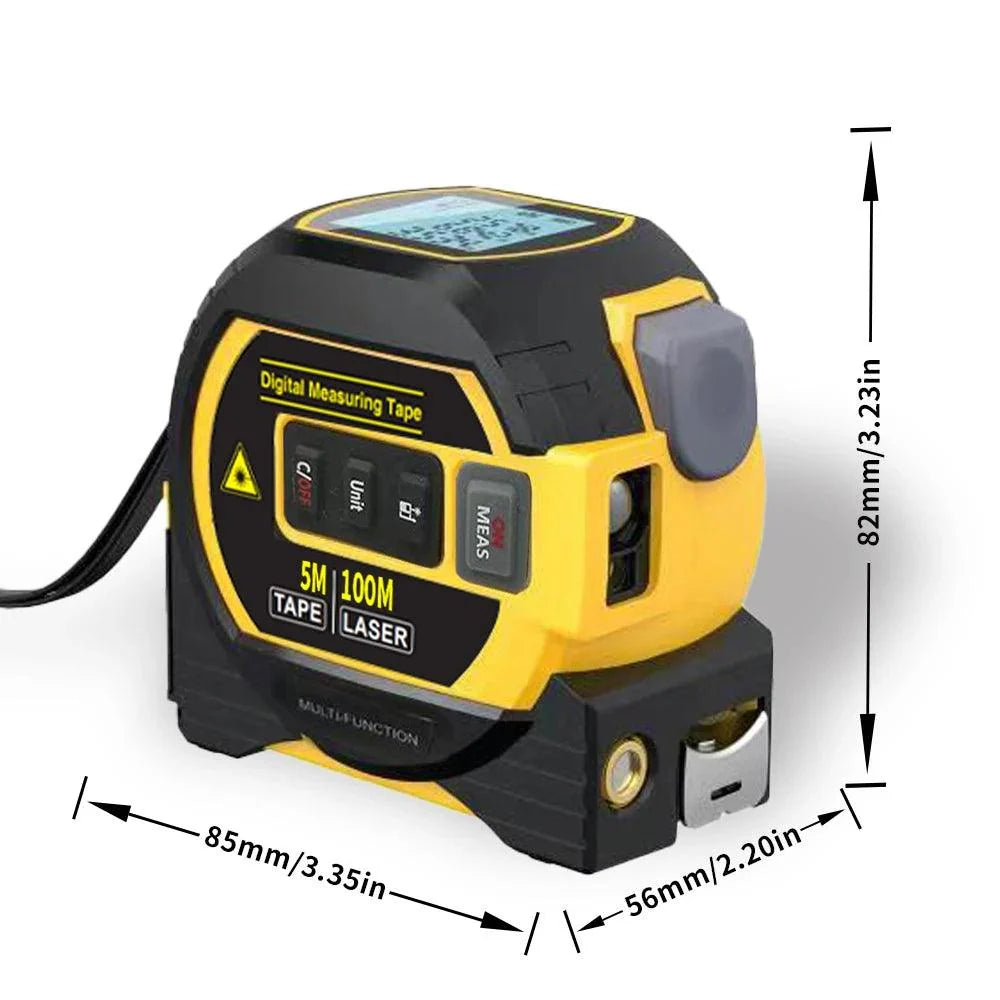 Trena a Laser Digital 3 em 1 - Alcance 40m