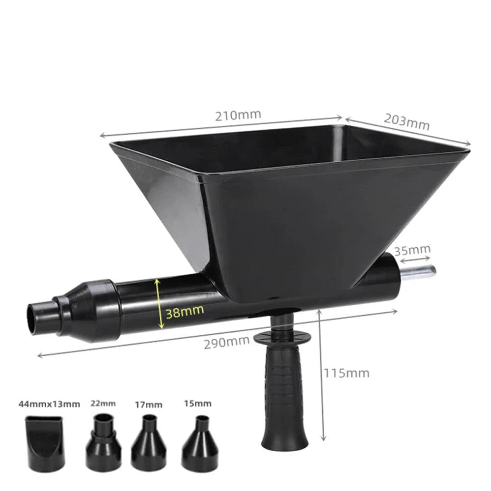 Funil Aplicador de Cimento Argamassa para Furadeira - DrillFill
