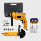 Furadeira + Lixadeira + 25 Peças + Maleta - MaxTools Akada