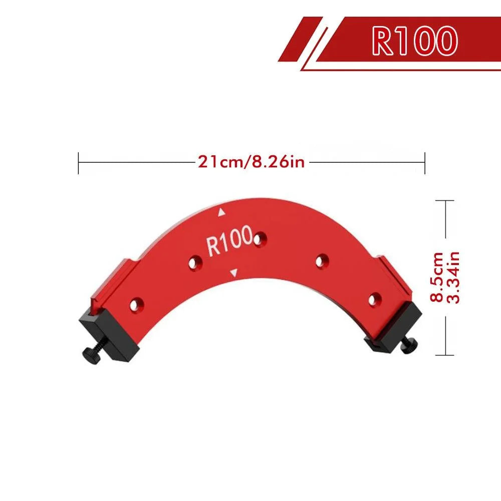 Gabarito de Raio R100-R300 para Marcenaria