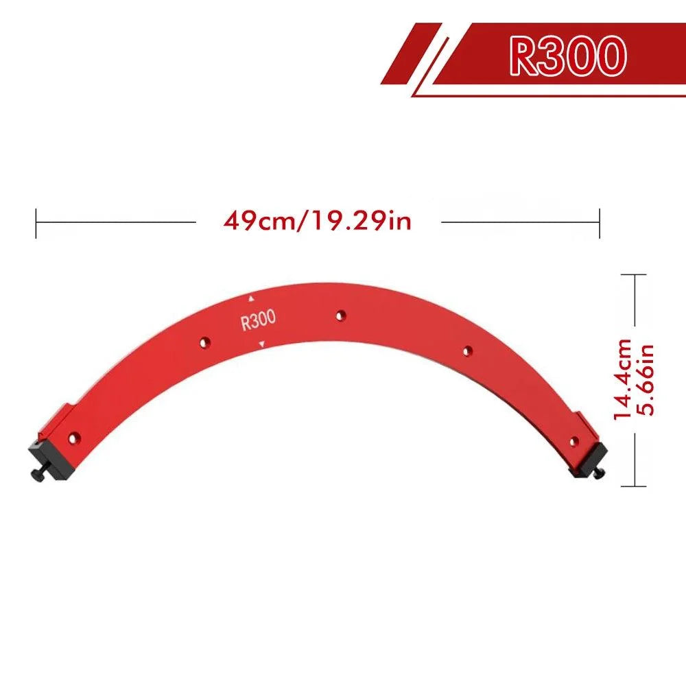Gabarito de Raio R100-R300 para Marcenaria
