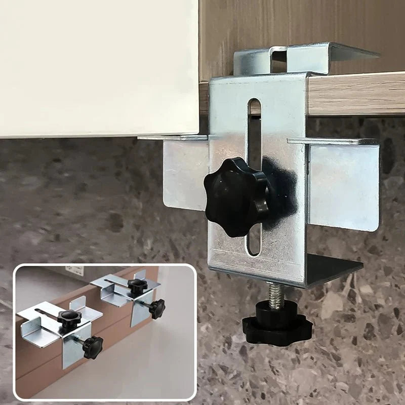 Grampo 2 em 1 para Porta e Gaveta – Precisão e Praticidade na Montagem