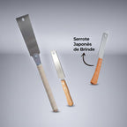 Kit 2 Serrotes Japonês Ryoba Duplo Dente Akada + 1 Serrote de Brinde