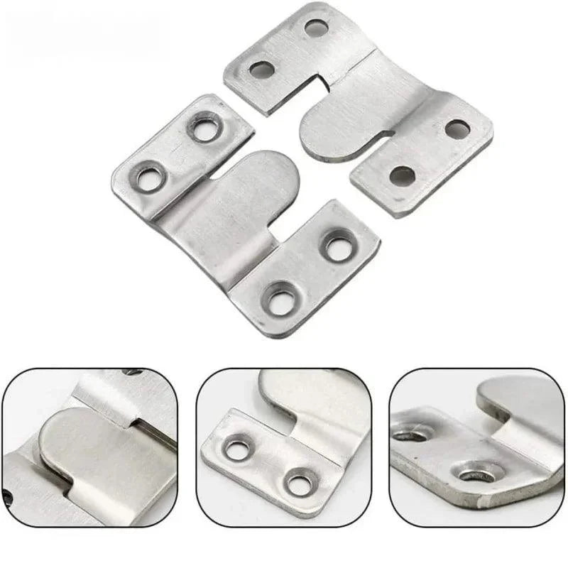 Kit com Ganchos para Pendurar Quadros - Suporte de Fixação para Móveis