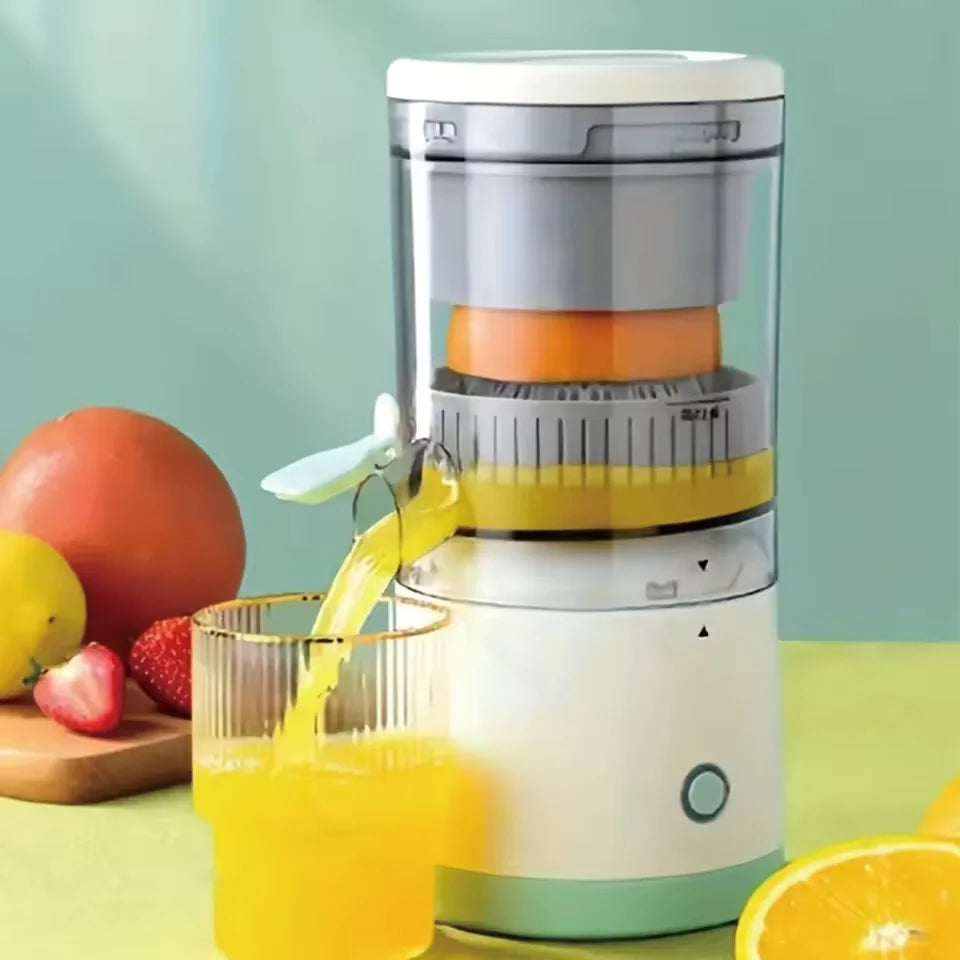 Novo Extrator de Suco Portátil para Casa, Espremedor Elétrico Recarregável por USB, Alta Produção de Suco para Laranja