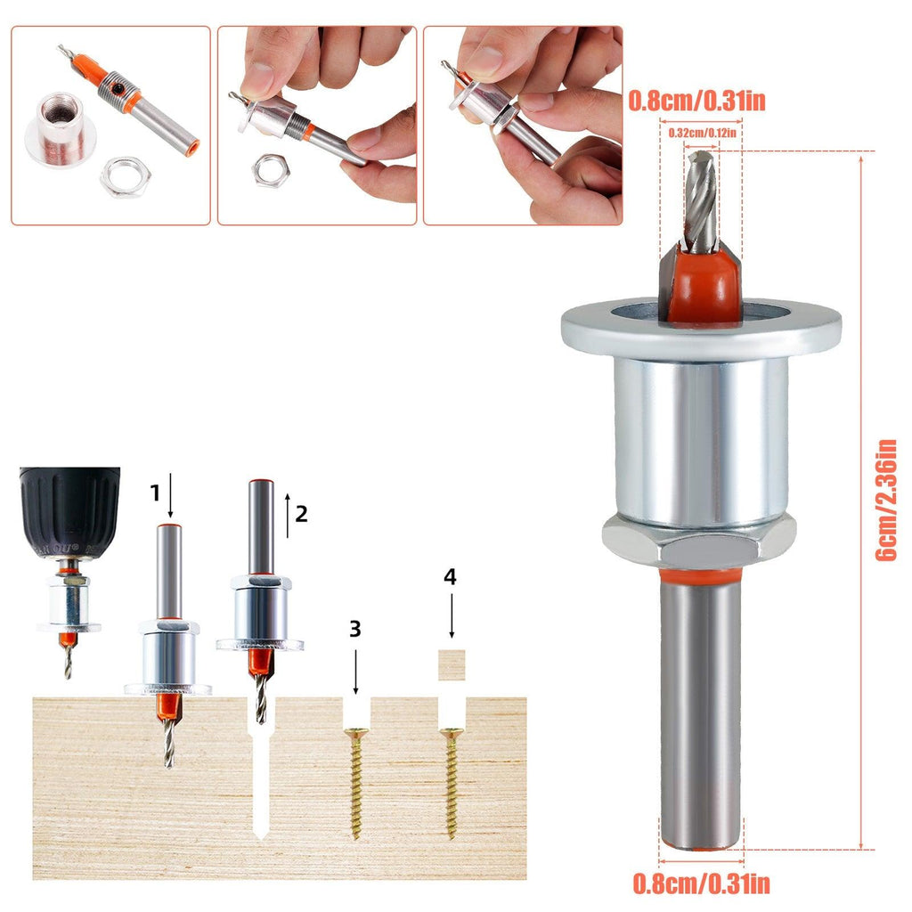 Kit Completo Perfurador de Furo Único 8mm para Precisão