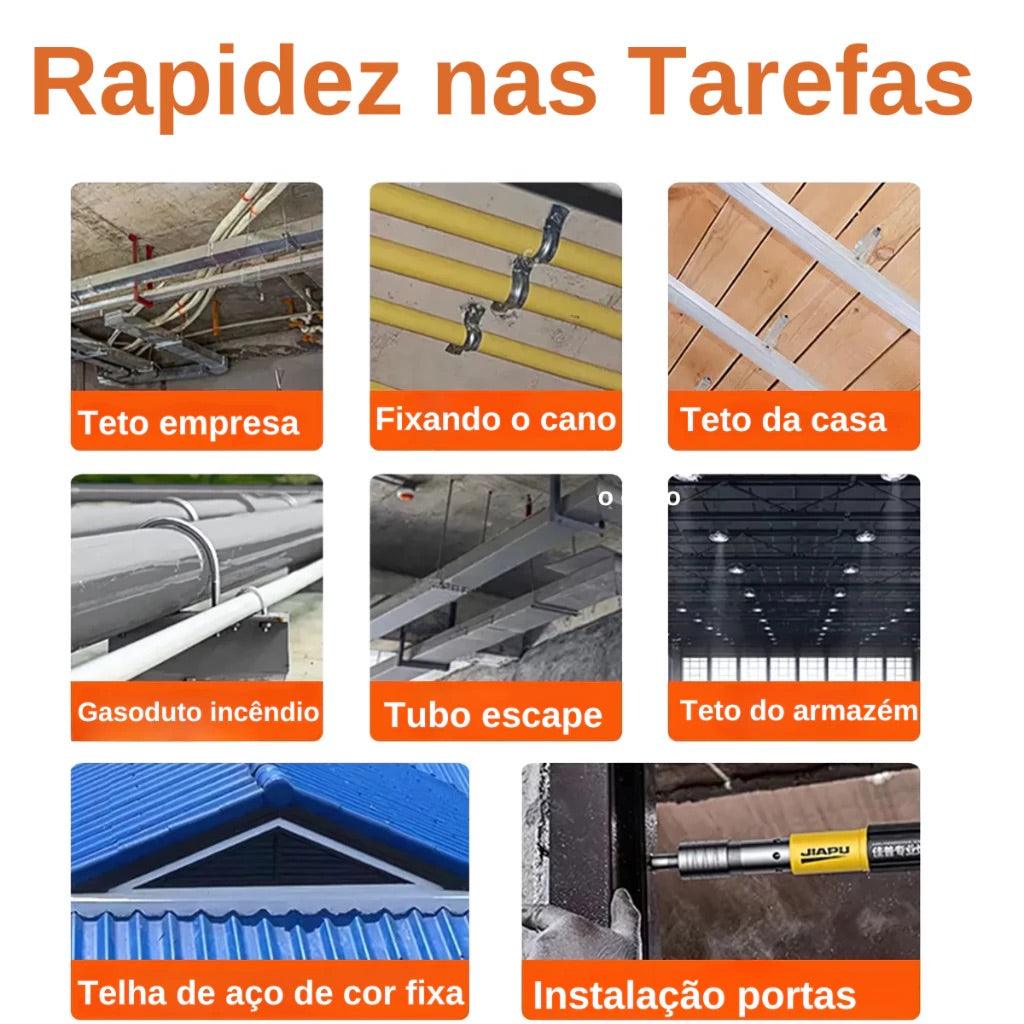 Pistola de Fixação com 100 Pregos Inclusos - NailMaster
