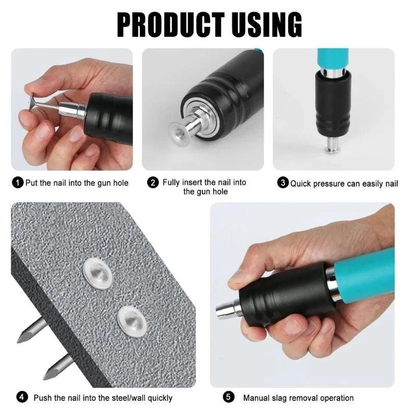 Pistola Finca Pino para Fixação em Concreto e Aço - NailMaster