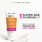 Kit 2 Protetores Solares Anti-Idade Toque Seco Anti-Calor – Biosole Super Age FPS 90 40ml