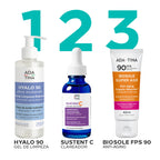Kit 2 Protetores Solares Anti-Idade Toque Seco Anti-Calor – Biosole Super Age FPS 90 40ml