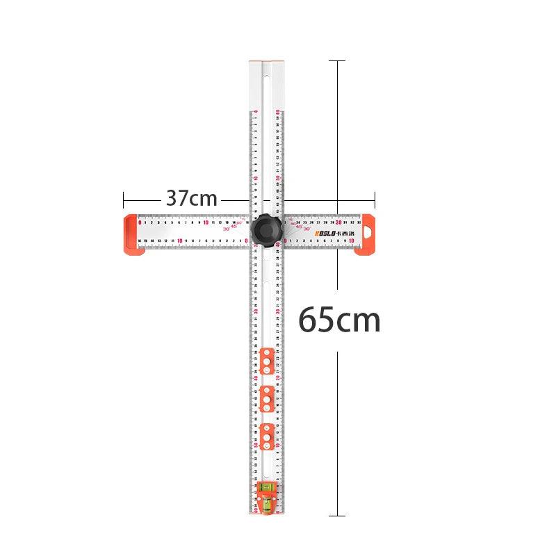 Régua Guia de Furação de Alta Precisão 650mm