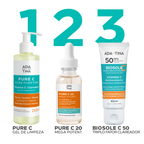 Kit 2 unidades Protetor Solar 12HS Triplo Fator Clareador Biosole C FPS 50 - 40ml