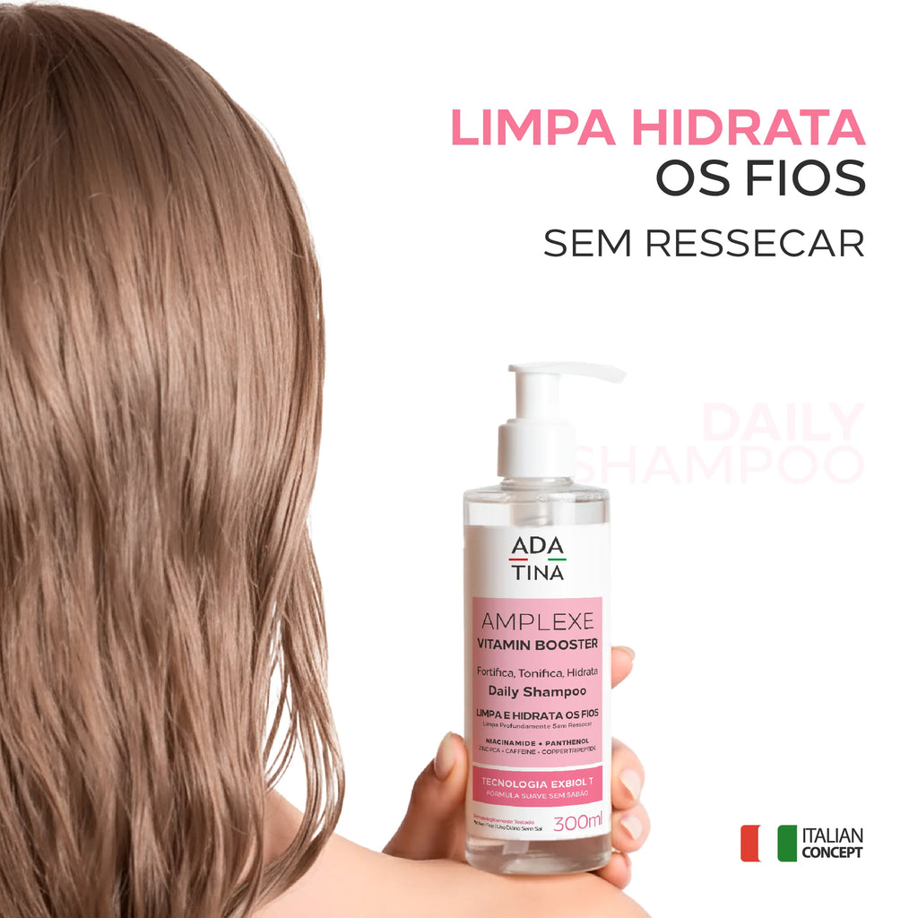 Shampo Multivitamínico 5 Vezes Mais Força e Crescimento – Amplexe Shampo Vitamin Booster 300ml